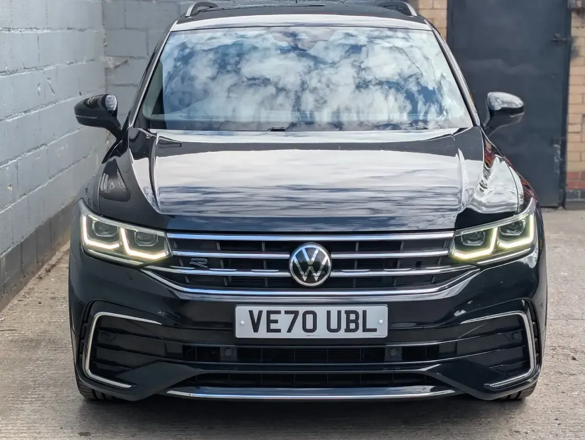 Used VW Tiguan R-line 150 HP (110 kW) 2021 Black SUV