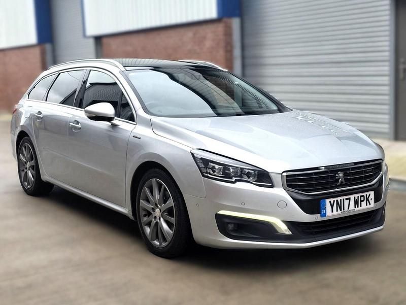 Silver Used 2017 Peugeot 508 GT-line Estate | £5,495 (Good price) - Image 1/2