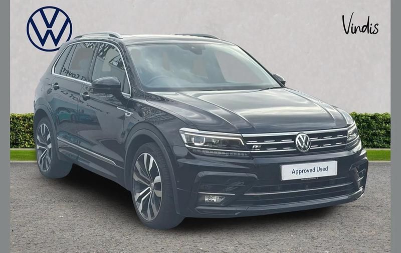 Used VW Tiguan R-line 150 HP (110 kW) 2020 Black SUV