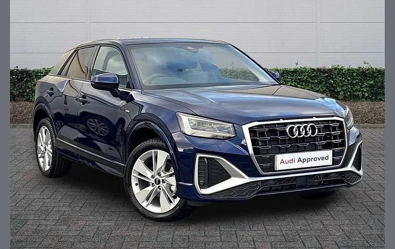Blue New 2025 Audi Q2 S-Line SUV | £34,950 (Super price) - Image 1/4