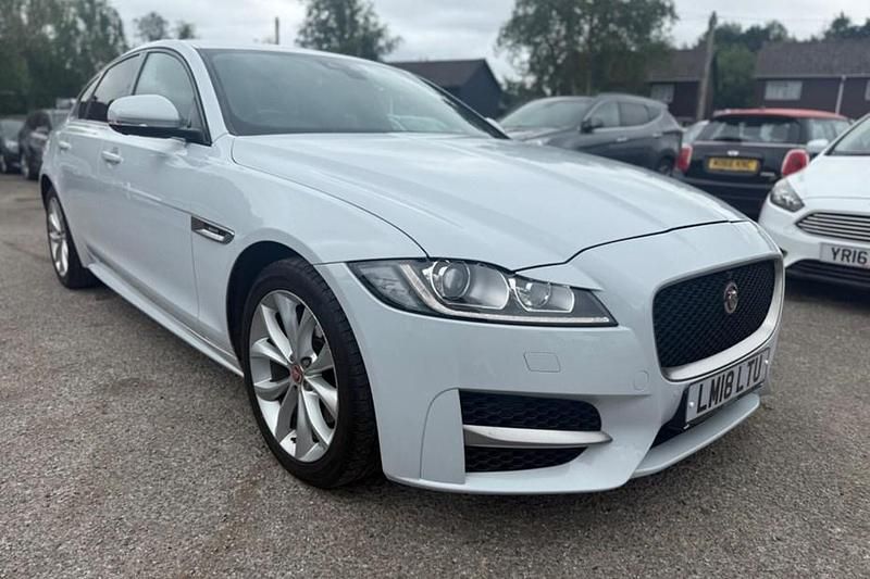 White Used 2018 Jaguar XF R-Sport Sedan | £10,695 (Fair price) - Image 1/1