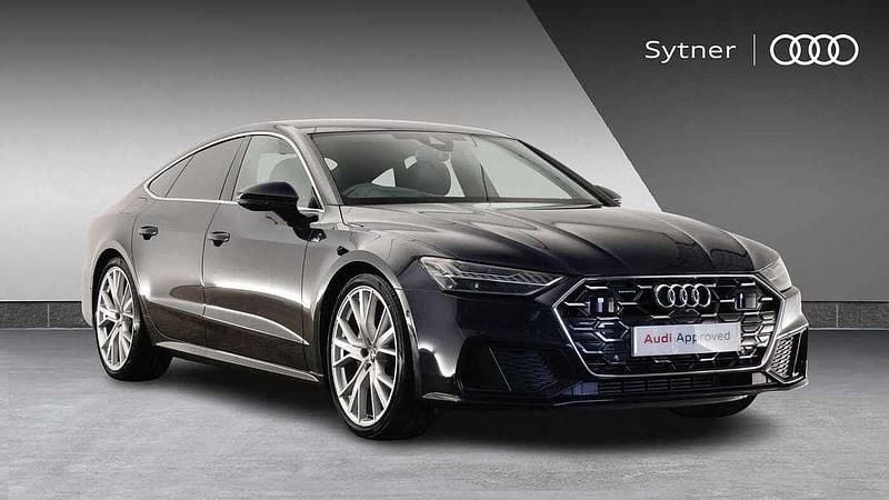 Blue Used 2024 Audi A7 S-Line Hatchback | £39,750 (Fair price) - Image 1/4