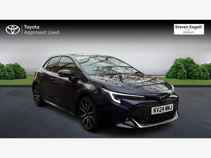 Blue/black Used 2024 Toyota Corolla Sport Hatchback | £24,934 - Image 1/3