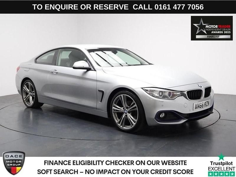 Silver Used 2016 BMW 420 Sport Line Coupe | £14,480 (Fair price) - Image 1/3