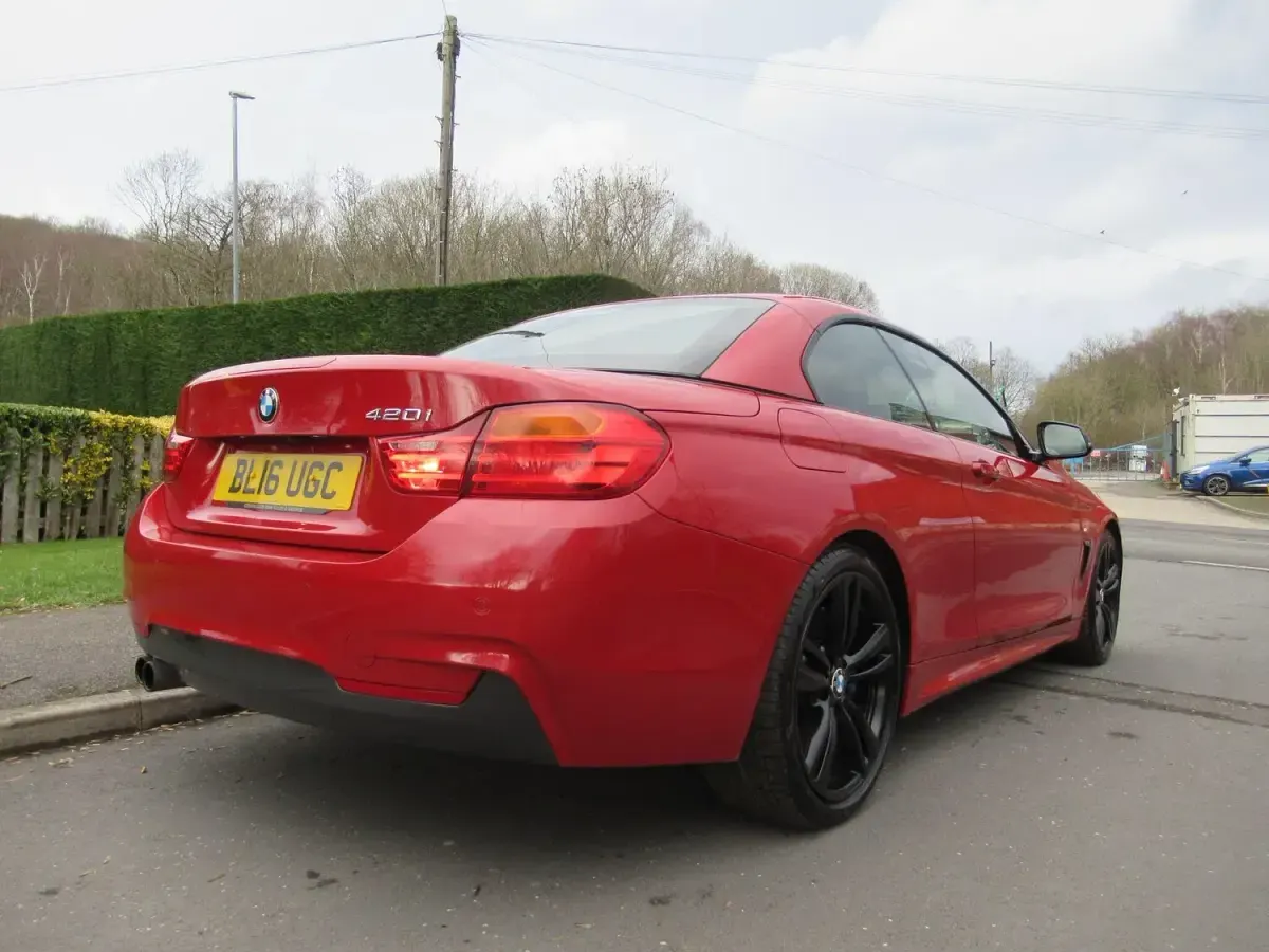 Used BMW 420 Cabriolet M Sport 2016 Red Cabriolet