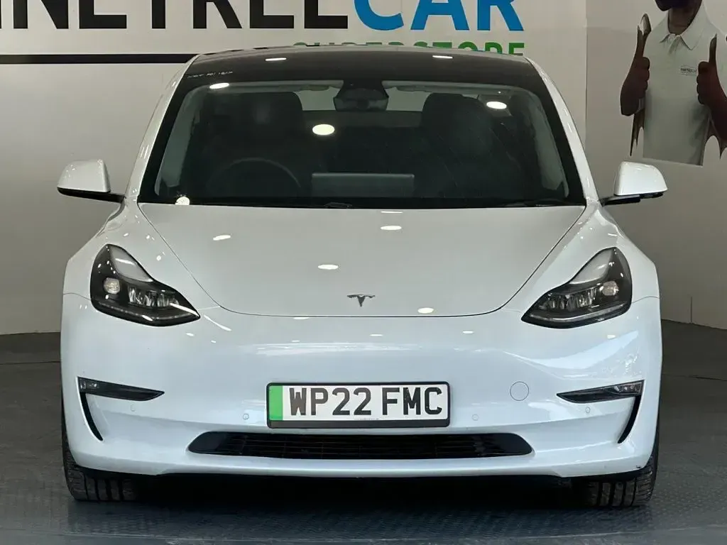Used Tesla Model 3 Long Range AWD 366 kW (498 HP) 2022 White Sedan