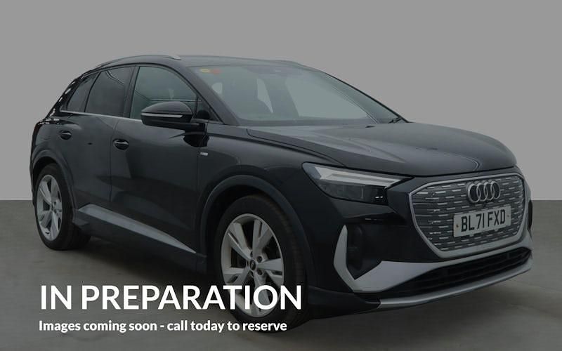 Used Audi Q4 e-tron S-Line 150 kW (204 HP) 2022 Black SUV