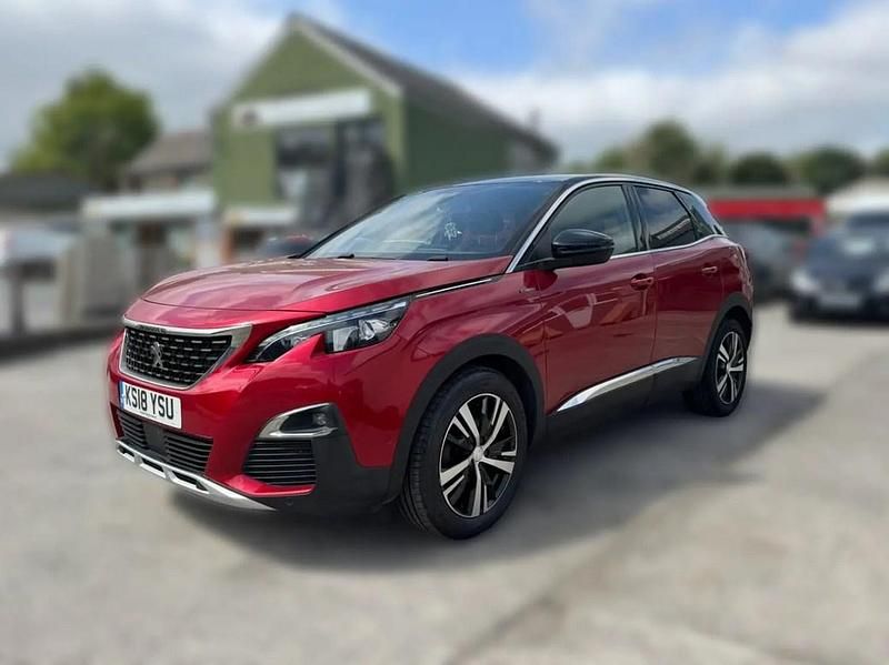 Used Peugeot 3008 GT-line 2018 Red Hatchback
