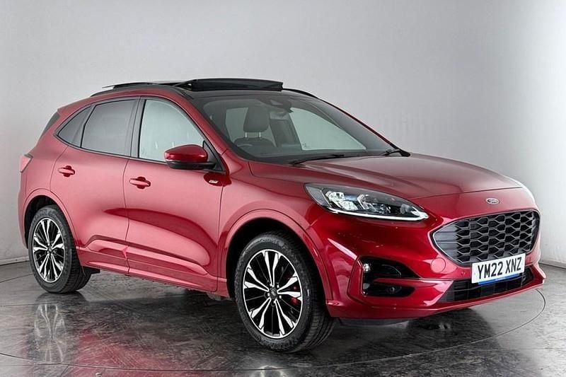 Red Used 2022 Ford Kuga ST-Line X SUV | £19,350 (Good price) - Image 1/1