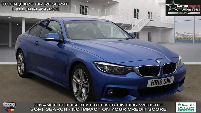 Blue Used 2019 BMW 420 M Sport Coupe | £17,240 (Fair price) - Image 1/4