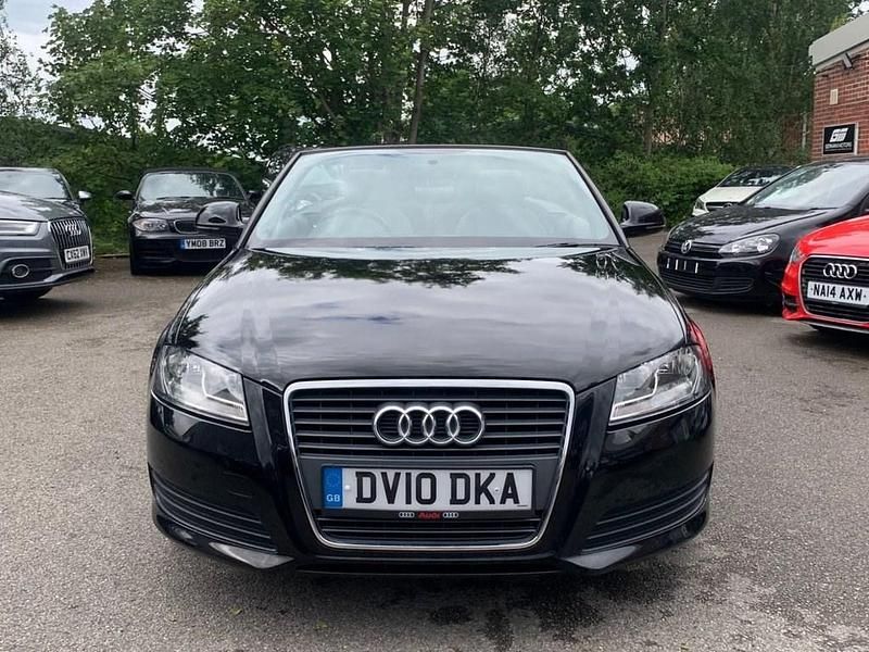 Begagnad Audi A3 Cabriolet 105 HK (77 kW) 2010 Svart Cab