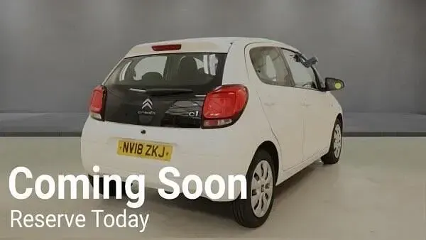 Used Citroën C1 Feel 82 HP (60 kW) 2018 White Hatchback