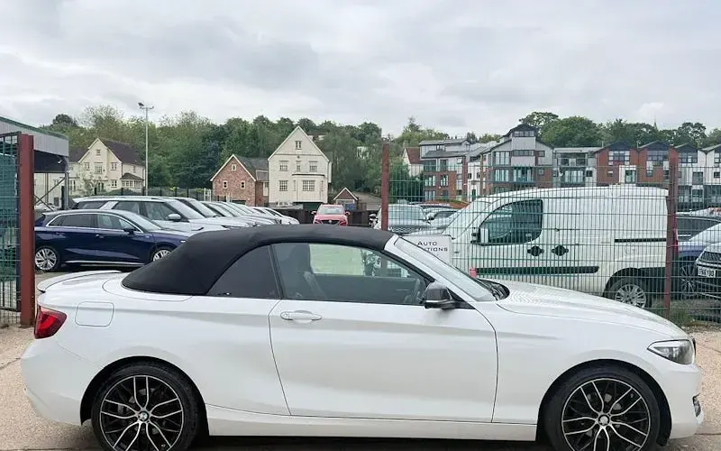 Used BMW 218 Sport Line 150 HP (110 kW) 2017 White Cabriolet