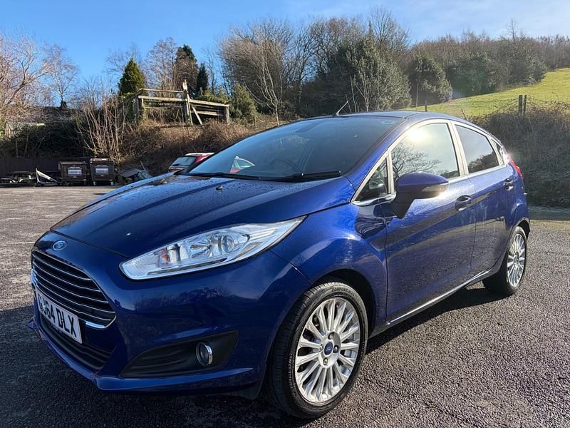 Used Ford Fiesta Titanium 2014 Blue Hatchback