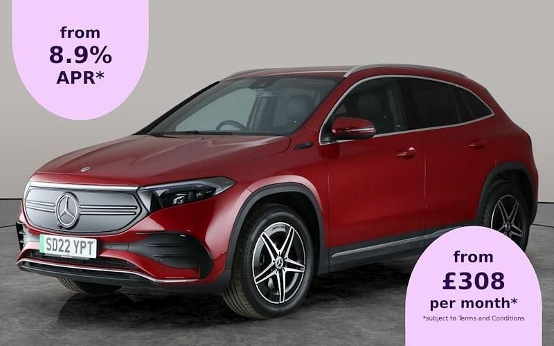 Red Used 2022 Mercedes EQA250 AMG line SUV | £21,056 (Fair price) - Image 1/2