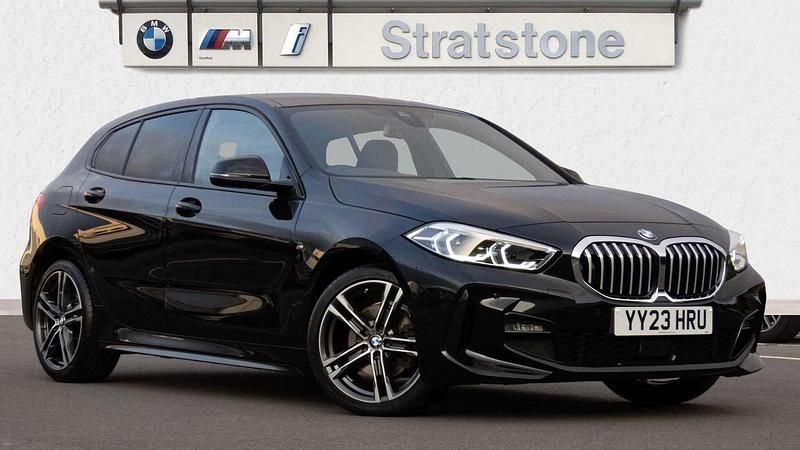 Black Used 2023 BMW 118 M Sport Hatchback | £21,897 (Fair price) - Image 1/4