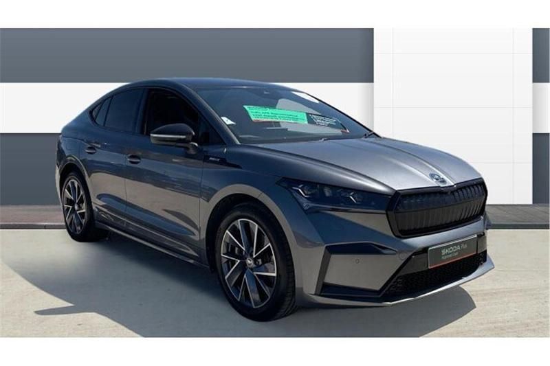 Grey Used 2024 Skoda Enyaq iV SportlinePlus SUV | £34,990 (Expensive) - Image 1/4