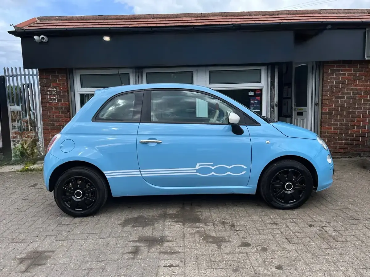 Used Fiat 500 69 HP (50 kW) 2013 Blue Hatchback