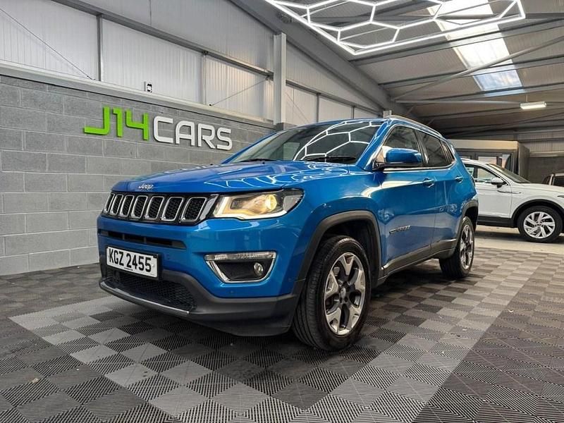 Blue Used 2018 Jeep Compass Limited SUV | £10,995 (A bit pricey) - Image 1/3