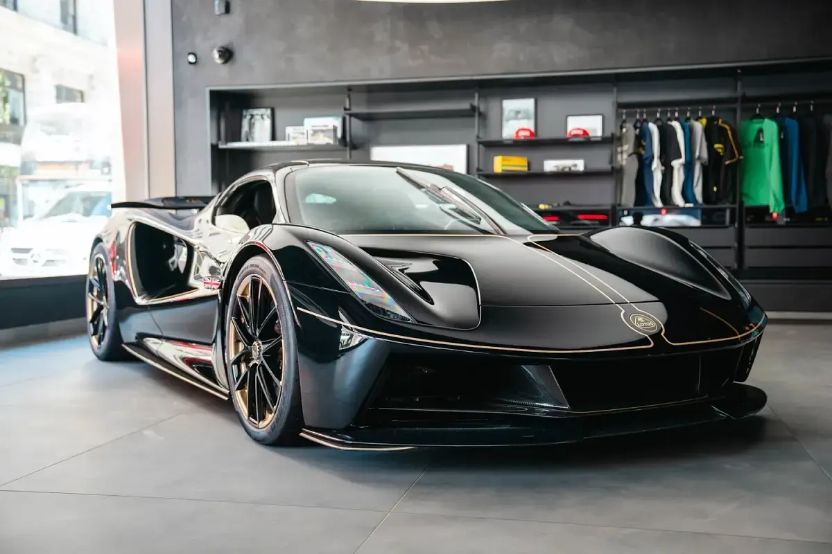 New Lotus Evija 2026 John player special type 72 livery Coupe