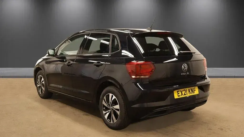 Used VW Polo Match 80 HP (58 kW) 2021 Black Hatchback