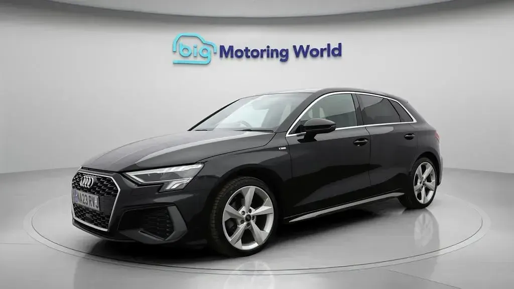 Used Audi A3 Sportback S-Line 150 HP (110 kW) 2023 Black Hatchback