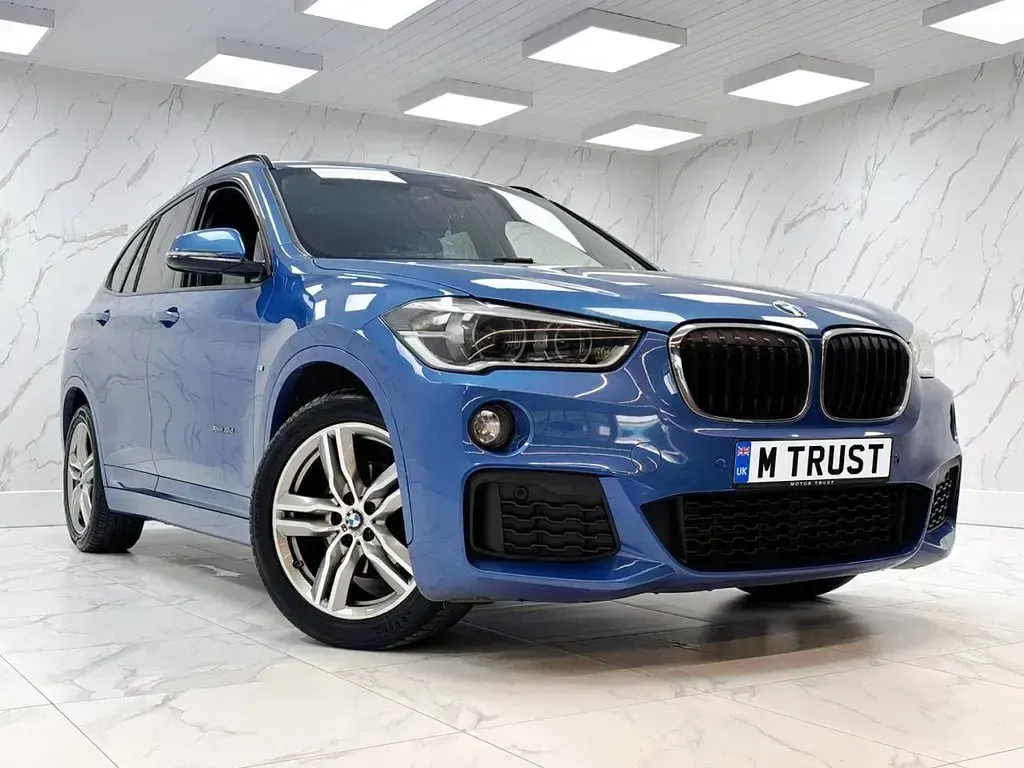 Used BMW X1 M Sport 150 HP (110 kW) 2018 Blue SUV