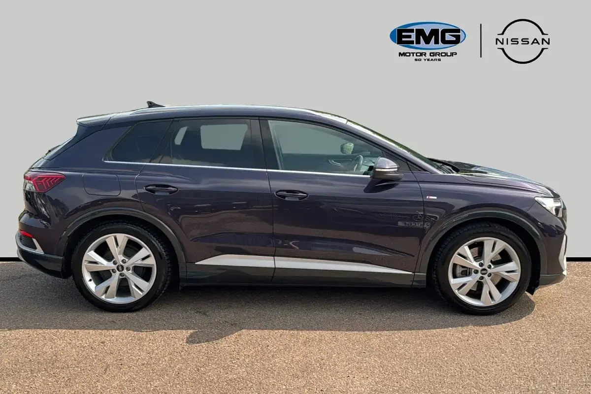 Used Audi Q4 e-tron S-Line 150 kW (204 HP) 2021 Purple SUV