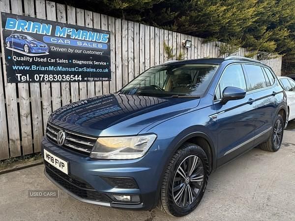 Used VW Tiguan Allspace SE 150 HP (110 kW) 2018 Blue SUV
