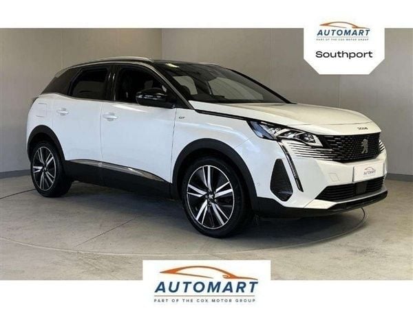 White Used 2022 Peugeot 3008 Premium SUV | £19,297 (Fair price) - Image 1/4