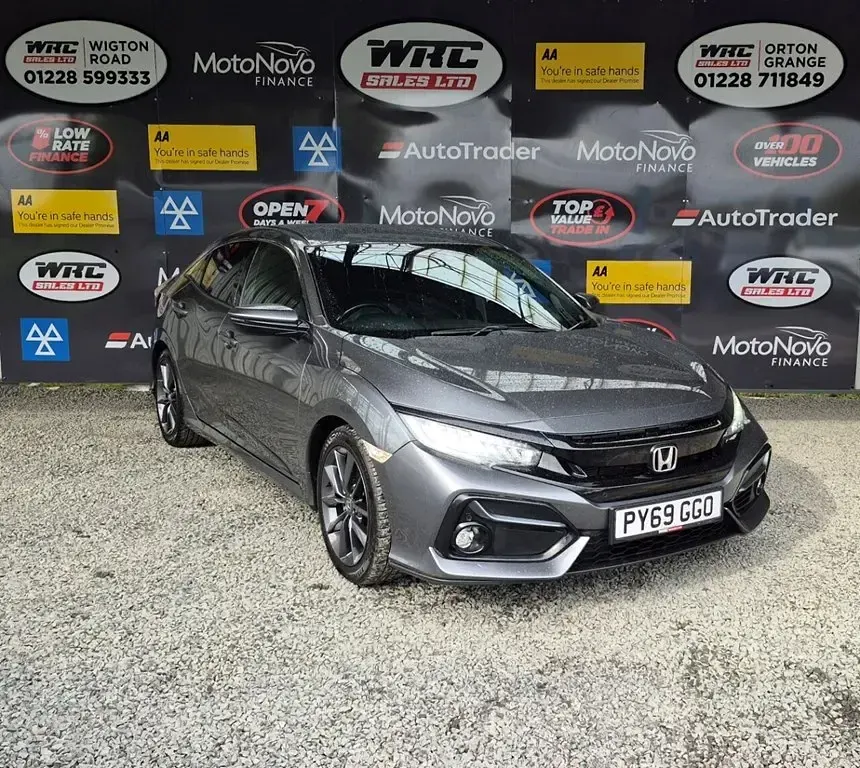 Używany Honda Civic SR 120 KM (88 kW) 2019 Szary Hatchback