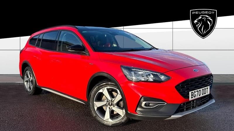 Used Ford Focus Active 120 HP (88 kW) 2020 Red Estate
