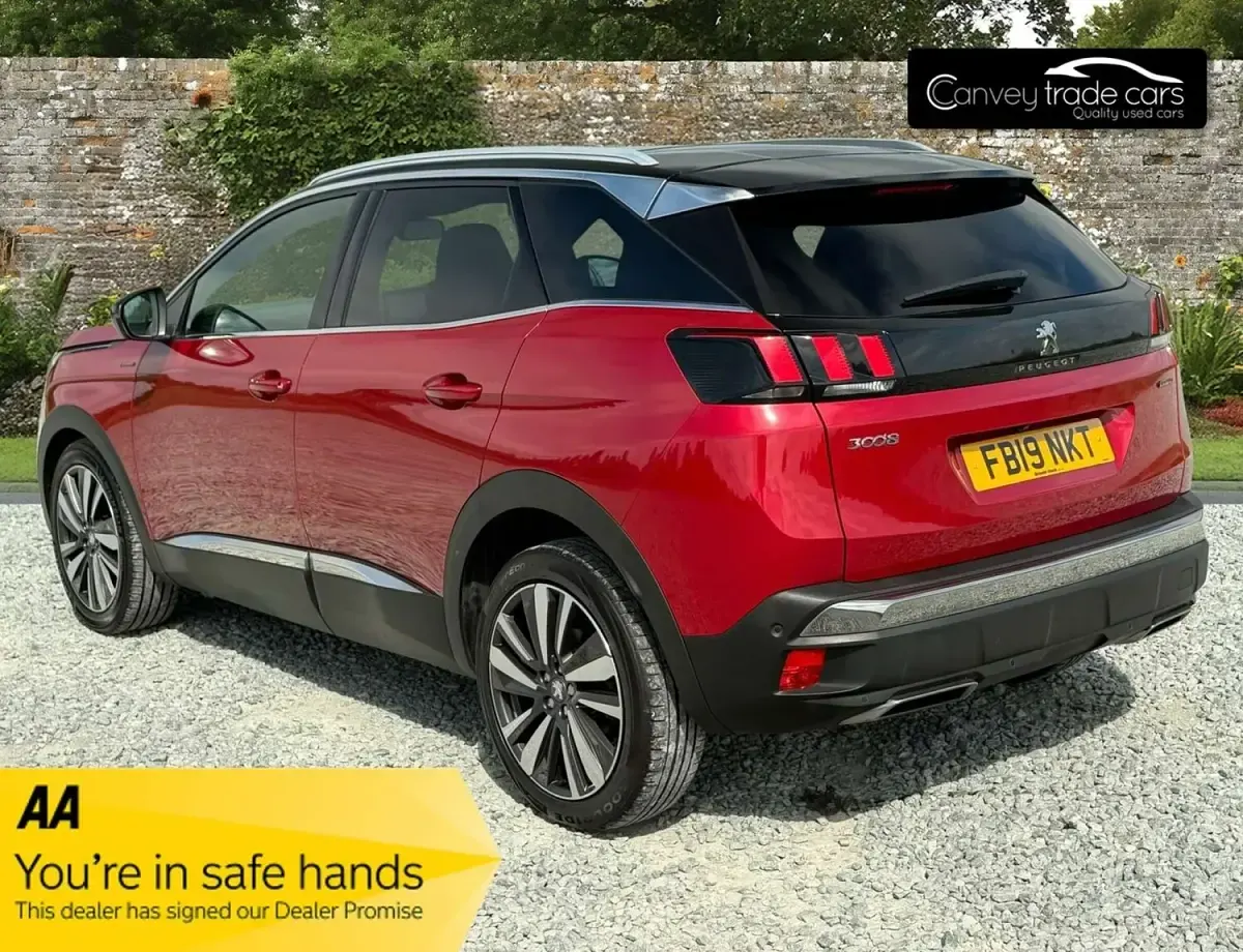 Used Peugeot 3008 GT-line 130 HP (95 kW) 2019 Red SUV