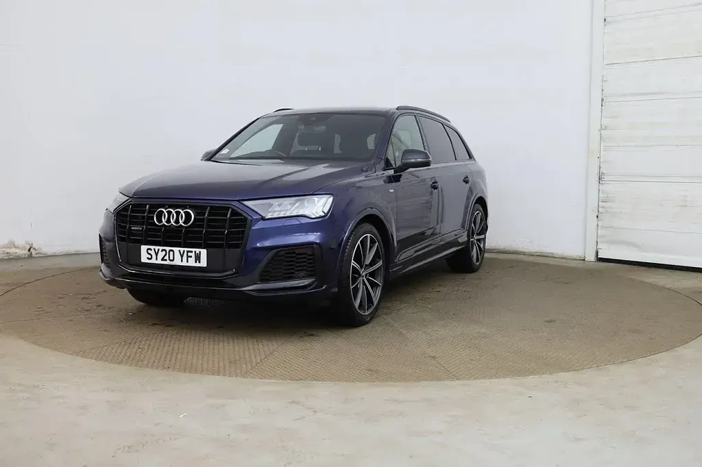 Używany Audi Q7 Black Edition 2020 Niebieski SUV