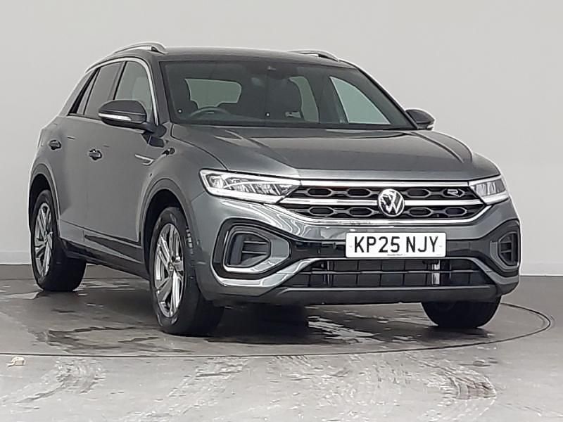 Grey Used 2025 VW T-Roc R-line SUV | £27,298 (Fair price) - Image 1/4