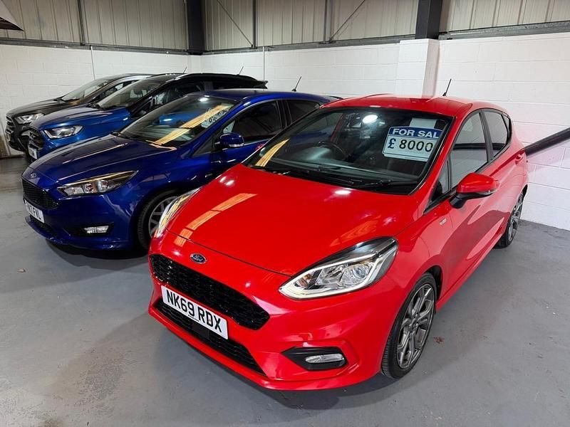 Used Ford Fiesta ST-Line X 100 HP (73 kW) 2019 Red Hatchback