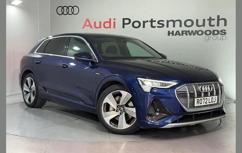 Blue Used 2022 Audi e-tron S-Line SUV | £24,540 (Fair price) - Image 1/4