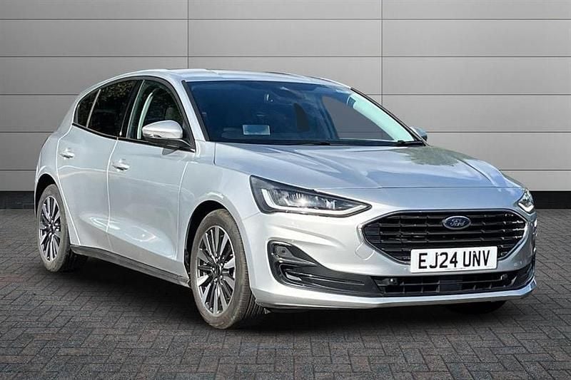Moondust silver Used 2024 Ford Focus Titanium X Hatchback | £20,350 (A bit pricey) - Image 1/3