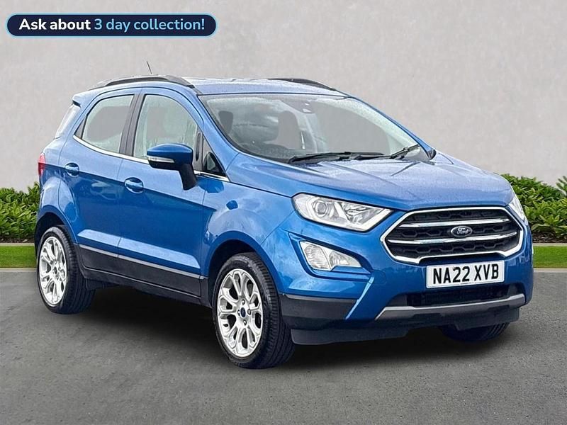 Blue Used 2022 Ford Ecosport Titanium SUV | £11,841 (Fair price) - Image 1/4