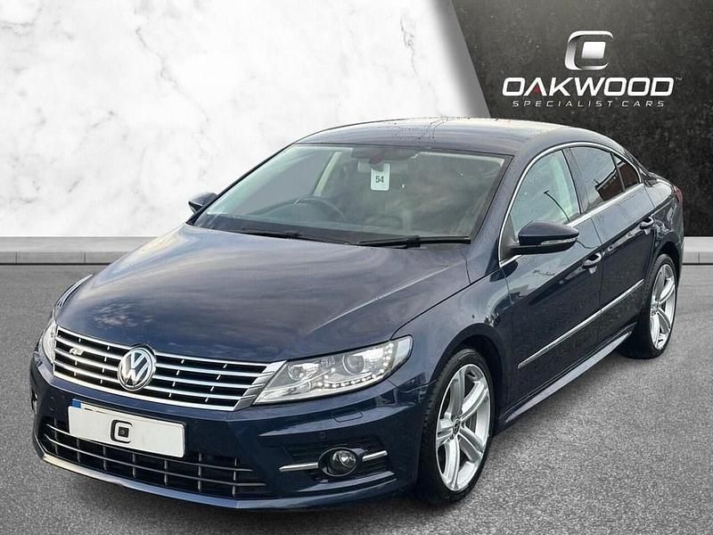 Used VW CC R-line 177 HP (130 kW) 2014 Blue Sedan