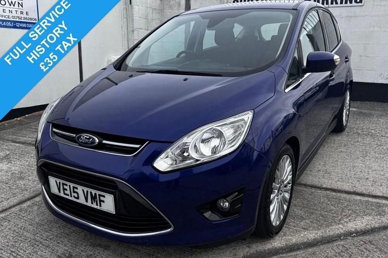 Used Ford C-MAX Titanium 115 HP (84 kW) 2015 Blue MPV