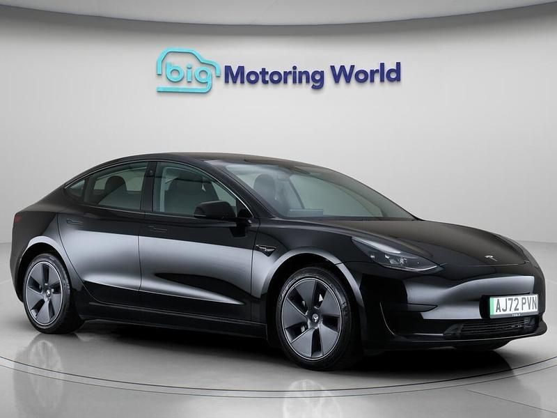 Black Used 2022 Tesla Model 3 Sedan | £18,000 (Good price) - Image 1/4
