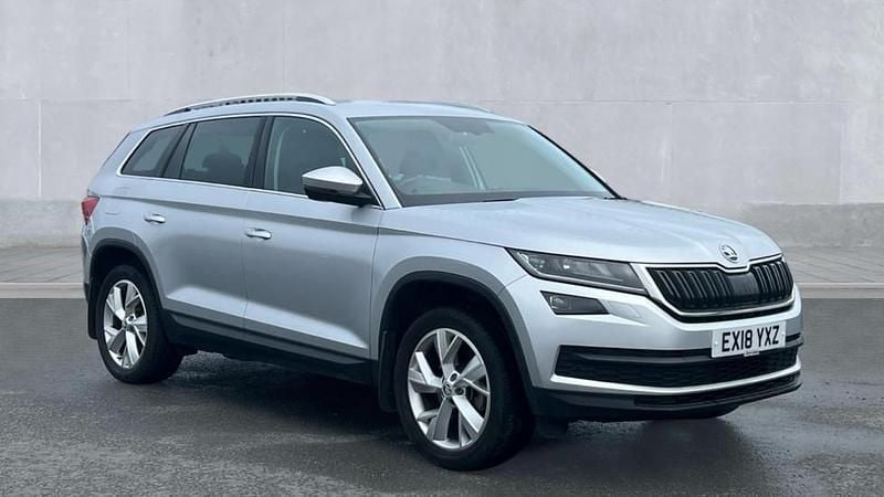 Used Skoda Kodiaq SE L 150 HP (110 kW) 2018 Metallic  brilliant silver SUV