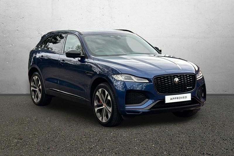 Begagnad Jaguar F-Pace R-Dynamic 2023 Blå SUV