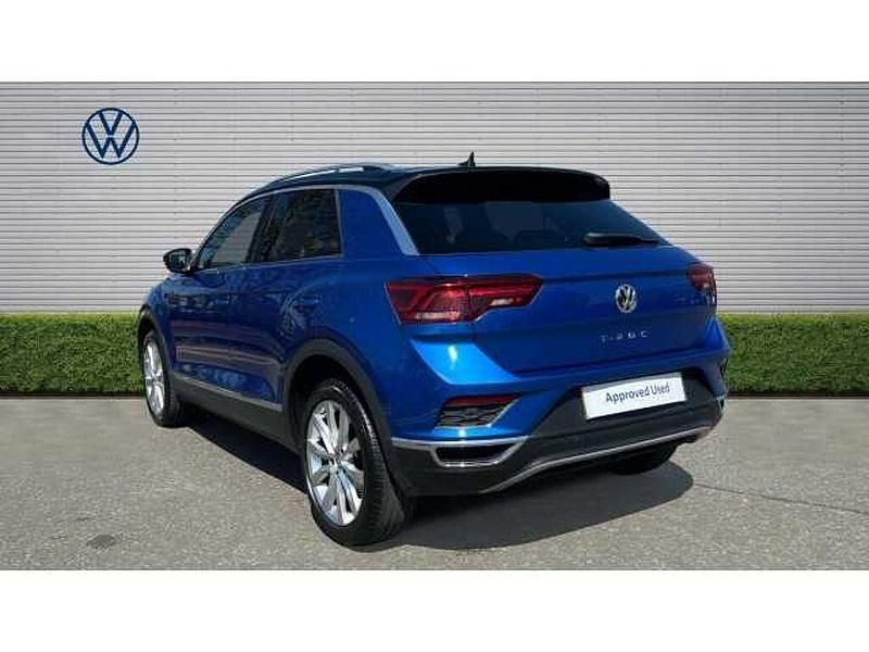 Used VW T-Roc SEL 150 HP (110 kW) 2020 Blue SUV