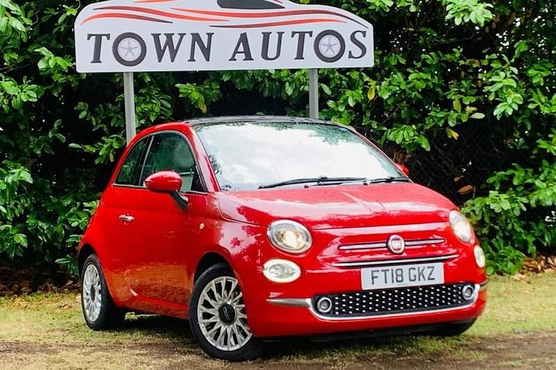 Red Used 2018 Fiat 500 Lounge Hatchback | £4,990 (Fair price) - Image 1/1