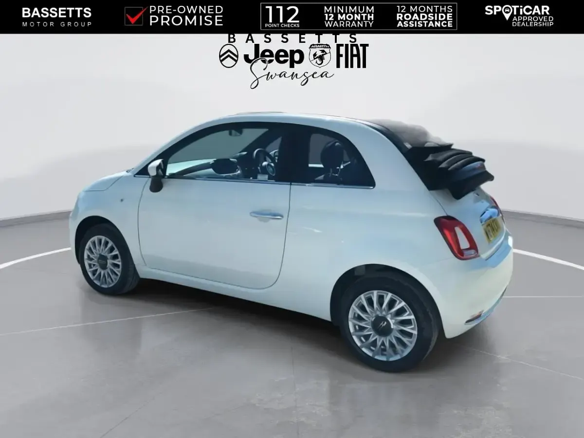 Used Fiat 500C S 70 HP (51 kW) 2025 White Cabriolet