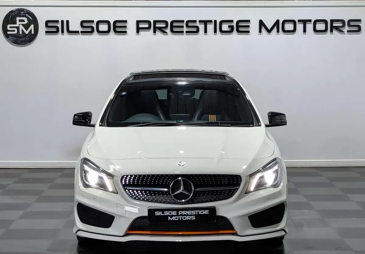 Used Mercedes CLA220 177 HP (130 kW) 2015 White Coupe
