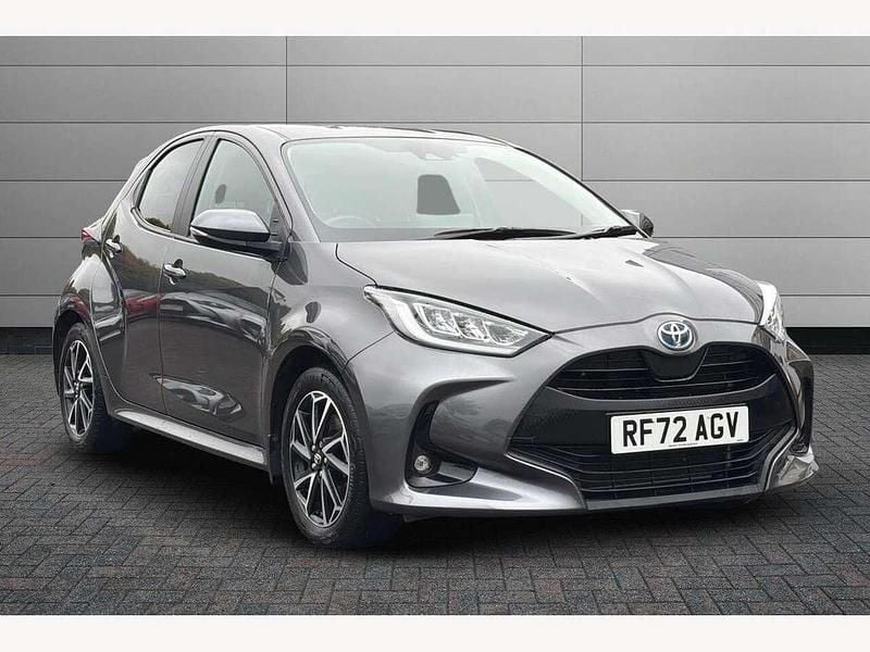 Grey Used 2023 Toyota Yaris Hybrid Design Hatchback | £17,351 (Fair price) - Image 1/3