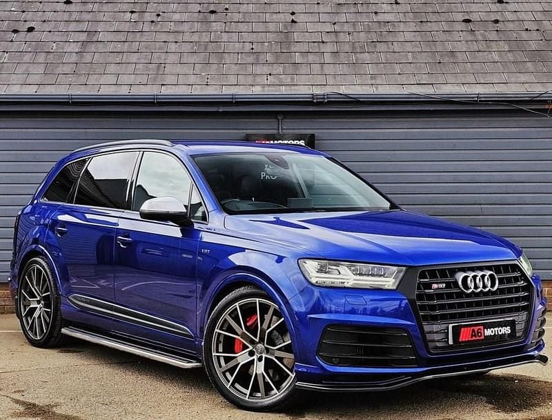 Blue Used 2017 Audi SQ7 Comfort SUV | £36,489 (Fair price) - Image 1/3